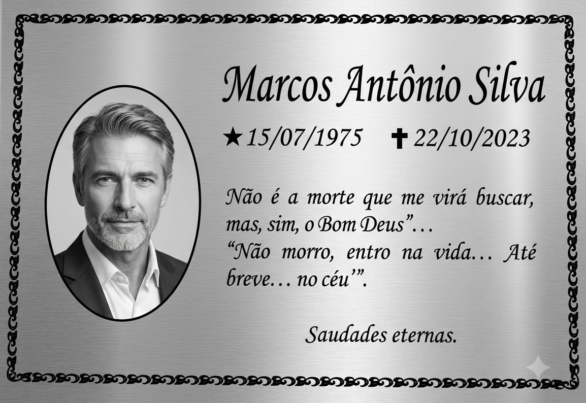 Com Foto e Borda Decorada